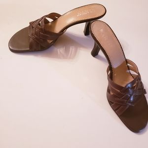 Original Franco Sarto slide on sandals